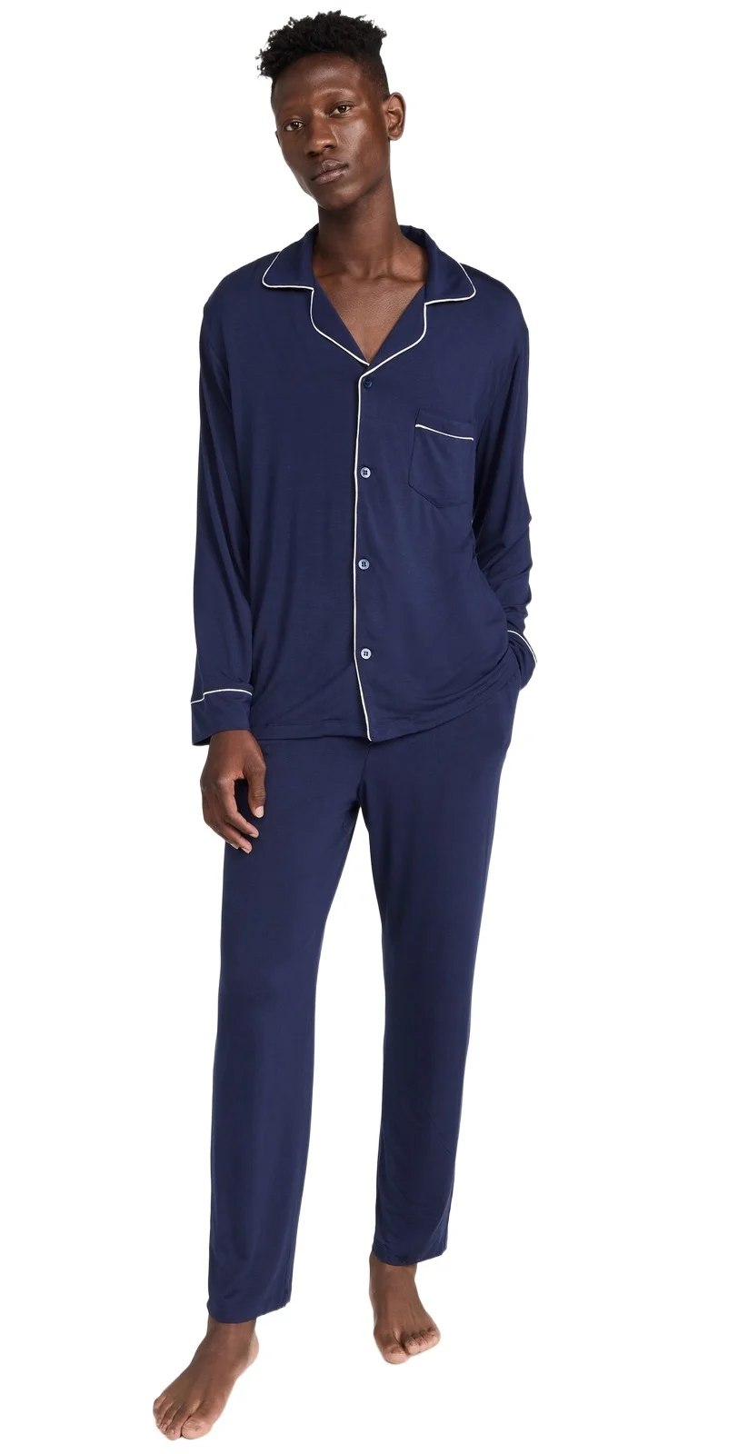 William Modal Long Pajama Set