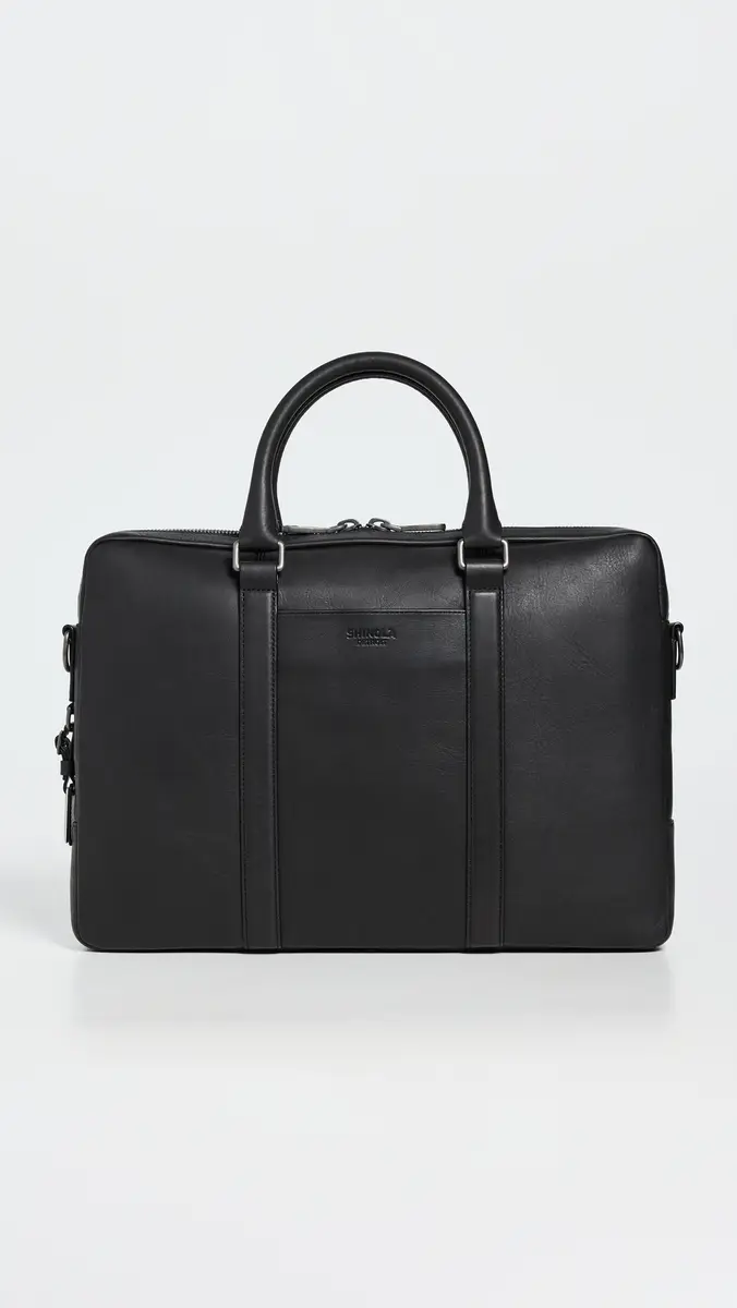 Shinola Navigator Leather Briefcase | Thumbnail 2