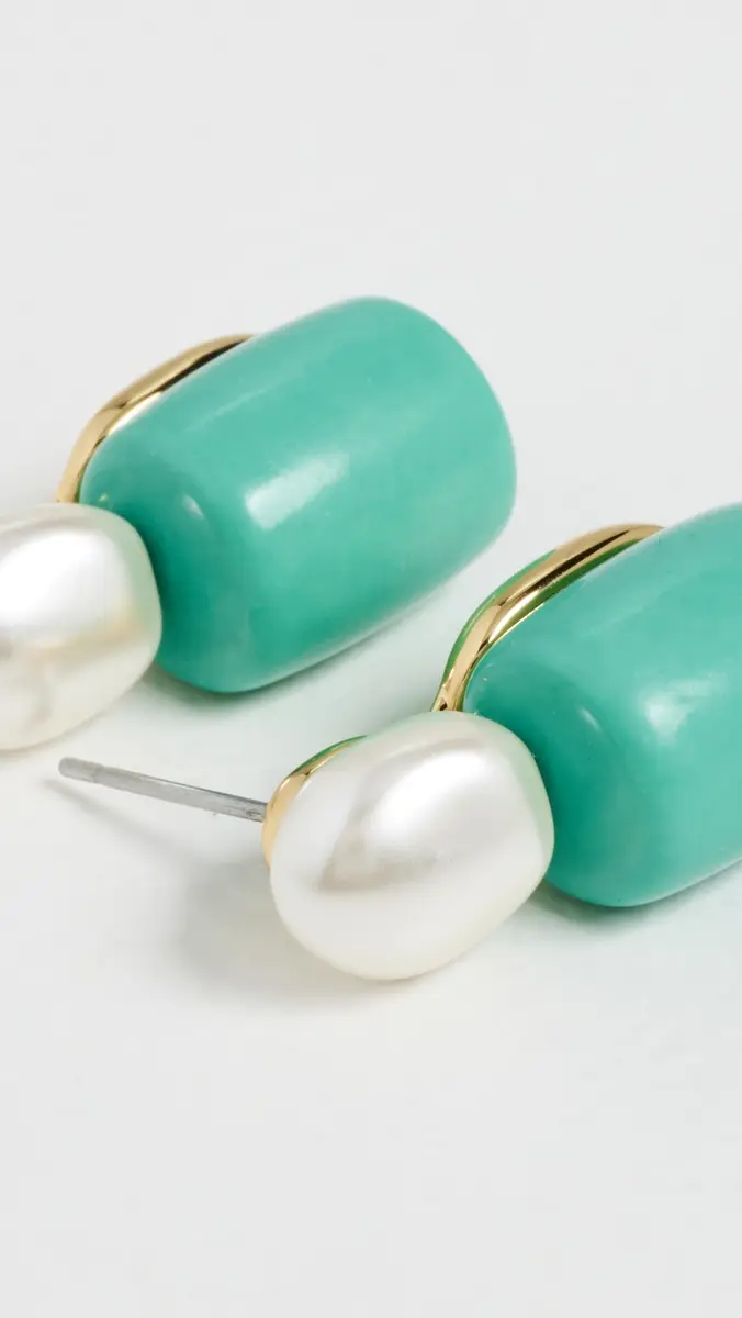 Lele Sadoughi Pebble Stud Earrings | Thumbnail 4