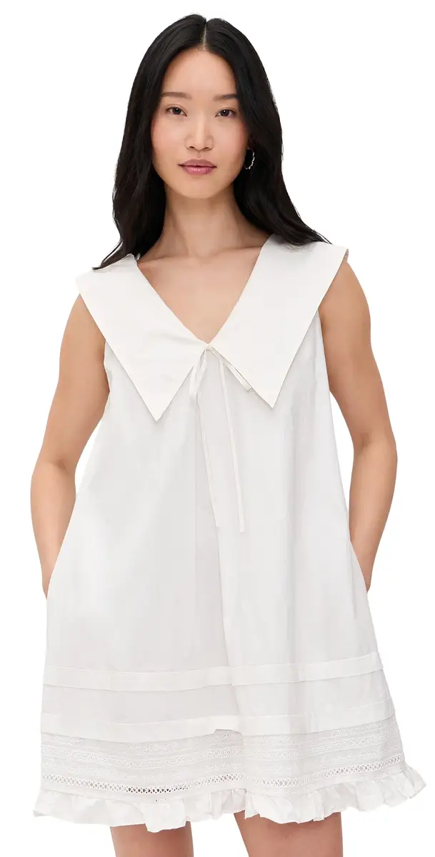 Lisa Says Gah Jenny Mini Dress Dove | Image 1 Lisa Says Gah Jenny Mini Dress Dove | Image 1