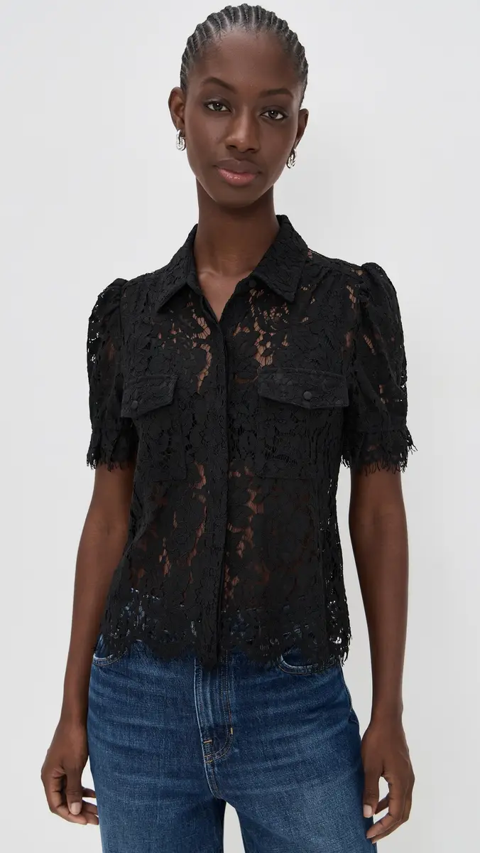 Generation Love Mina Lace Shirt | Thumbnail 2 Generation Love Mina Lace Shirt | Thumbnail 2