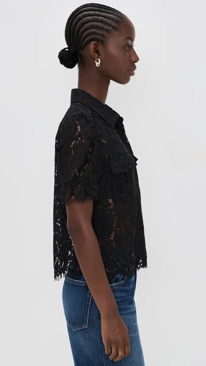 Generation Love Mina Lace Shirt | Thumbnail 4 Generation Love Mina Lace Shirt | Thumbnail 4