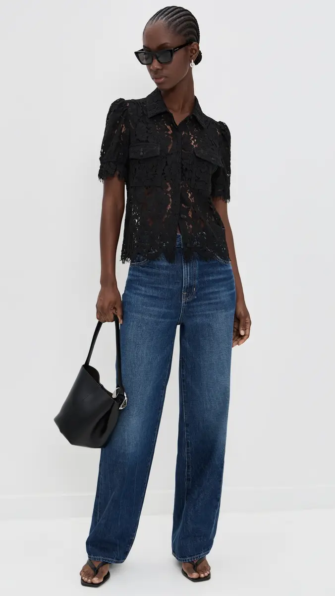 Generation Love Mina Lace Shirt | Thumbnail 5 Generation Love Mina Lace Shirt | Thumbnail 5