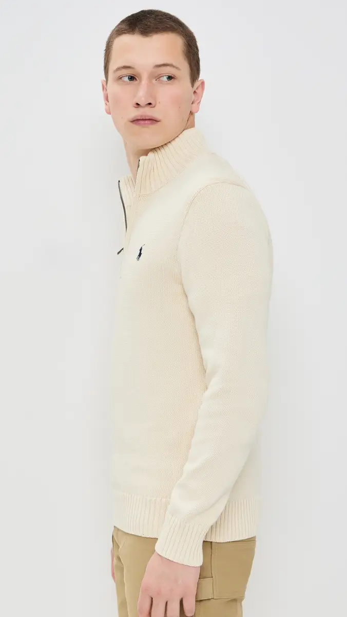 Polo Ralph Lauren Cotton Half Zip Sweater | Thumbnail 4 Polo Ralph Lauren Cotton Half Zip Sweater | Thumbnail 4