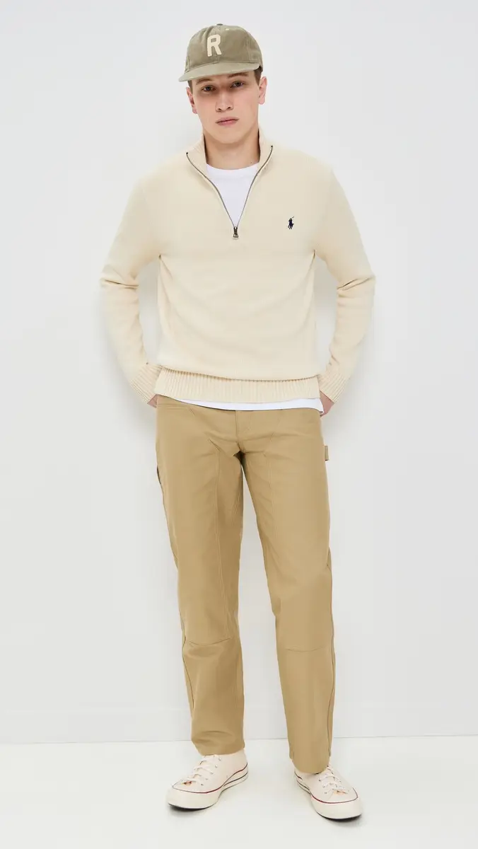 Polo Ralph Lauren Cotton Half Zip Sweater | Thumbnail 5 Polo Ralph Lauren Cotton Half Zip Sweater | Thumbnail 5