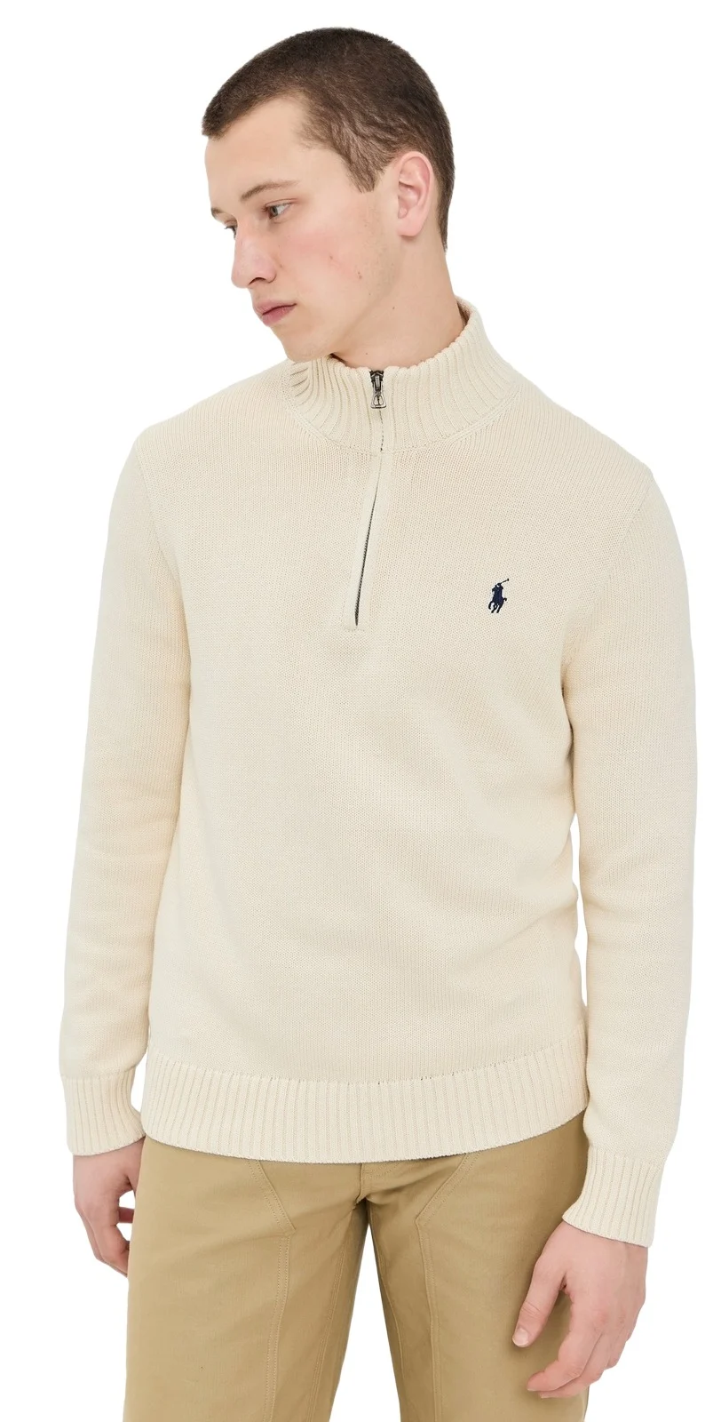 Cotton Half Zip Sweater Cotton Half Zip Sweater