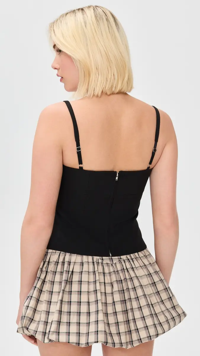 Sandy Liang Amelie Top Black | Thumbnail 3 Sandy Liang Amelie Top Black | Thumbnail 3