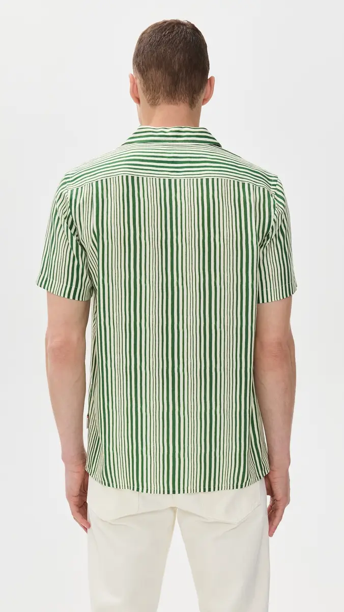Orlebar Brown Hibbert Shore Stripe Shirt | Thumbnail 3 Orlebar Brown Hibbert Shore Stripe Shirt | Thumbnail 3