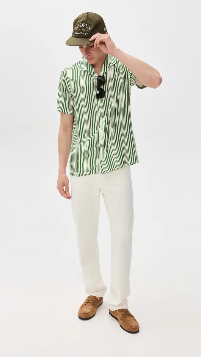 Orlebar Brown Hibbert Shore Stripe Shirt | Thumbnail 5 Orlebar Brown Hibbert Shore Stripe Shirt | Thumbnail 5