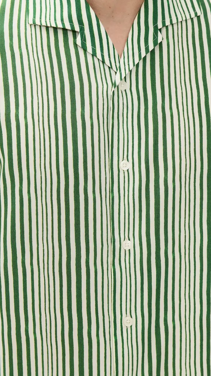 Orlebar Brown Hibbert Shore Stripe Shirt | Thumbnail 6 Orlebar Brown Hibbert Shore Stripe Shirt | Thumbnail 6
