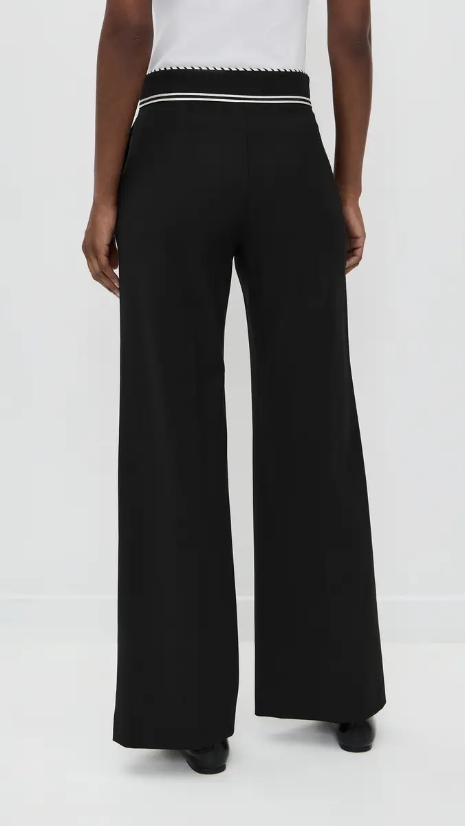 FRAME The Prim Trousers Black | Thumbnail 3