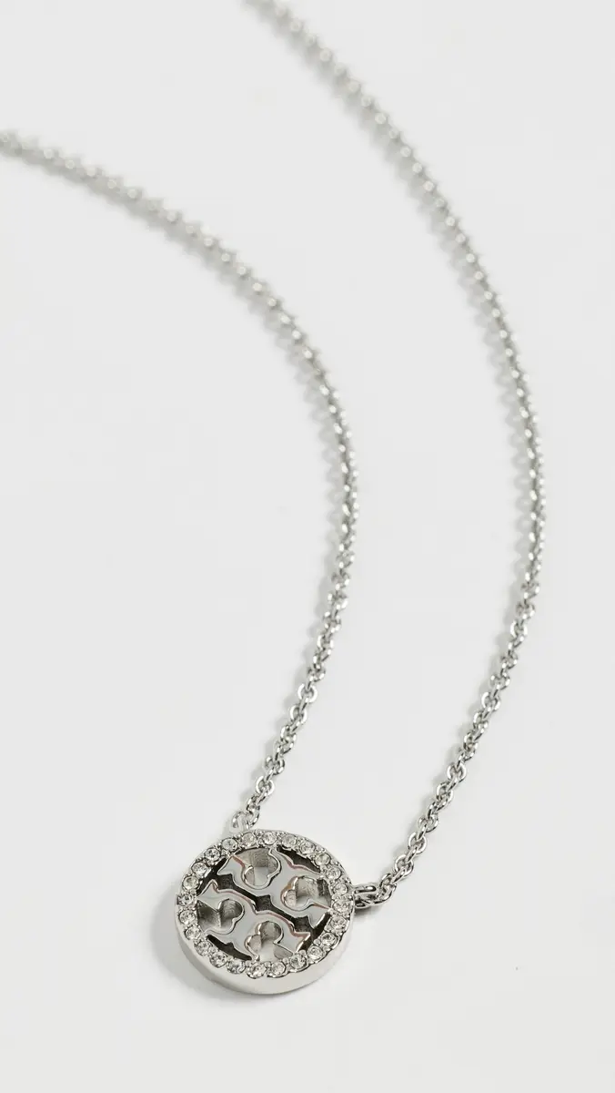 Tory Burch Icon Pavé Pendant Necklace | Thumbnail 2