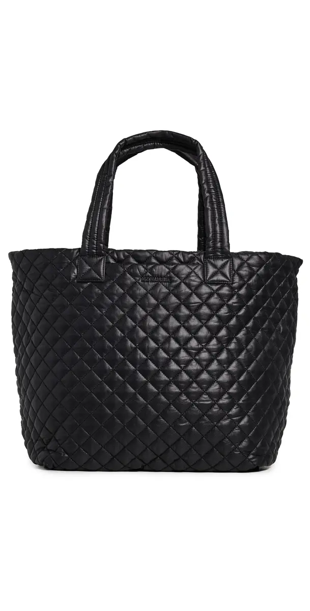 MZ Wallace Large Metro Deluxe Tote Bag Black One Size | Image 1 MZ Wallace Large Metro Deluxe Tote Bag Black One Size | Image 1