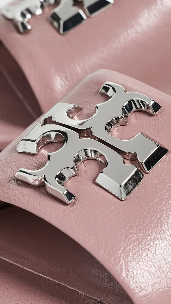 Tory Burch Eleanor Slides Light Mauve/Silver | Thumbnail 6 Tory Burch Eleanor Slides Light Mauve/Silver | Thumbnail 6