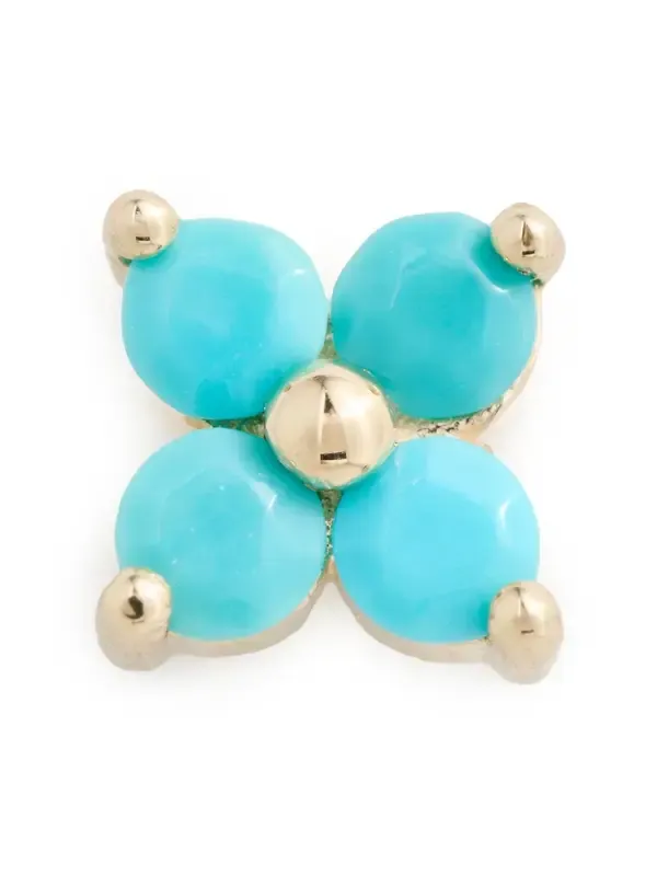 Zoë Chicco 14k Gold Turquoise Quad Stud Earring