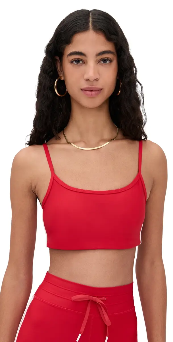 The Upside Oxford Hutton Scoop Bra Cherry | Image 1 The Upside Oxford Hutton Scoop Bra Cherry | Image 1