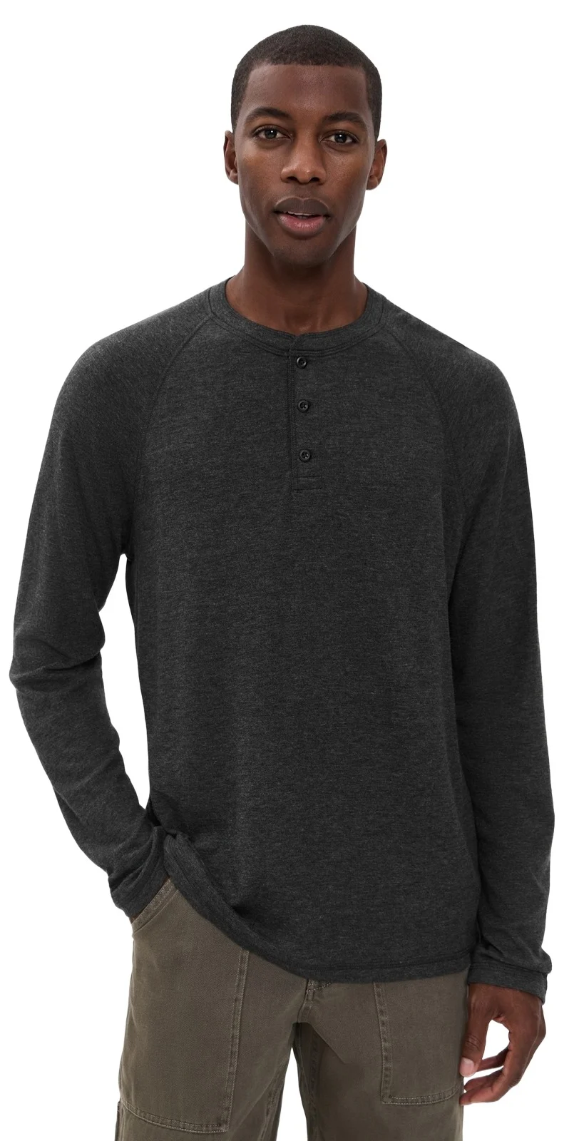 Long Sleeve Cloud Henley Long Sleeve Cloud Henley