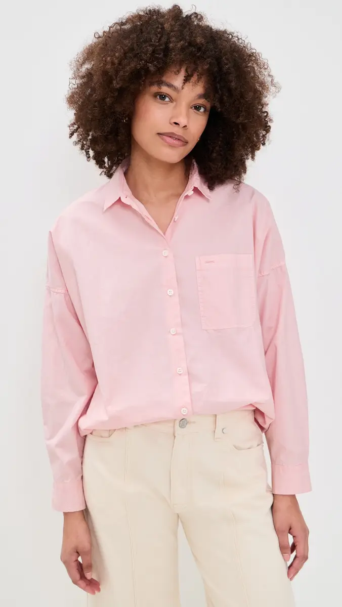 Alex Mill Jo Shirt in Paper Poplin Mary's Rose | Thumbnail 2 Alex Mill Jo Shirt in Paper Poplin Mary's Rose | Thumbnail 2