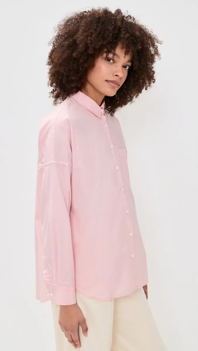 Alex Mill Jo Shirt in Paper Poplin Mary's Rose | Thumbnail 4 Alex Mill Jo Shirt in Paper Poplin Mary's Rose | Thumbnail 4