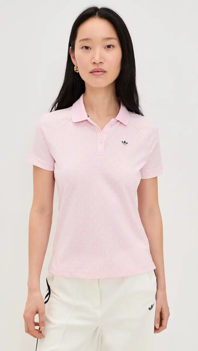 Adidas Golf Originals All Over Trefoil Polo | Thumbnail 2 Adidas Golf Originals All Over Trefoil Polo | Thumbnail 2