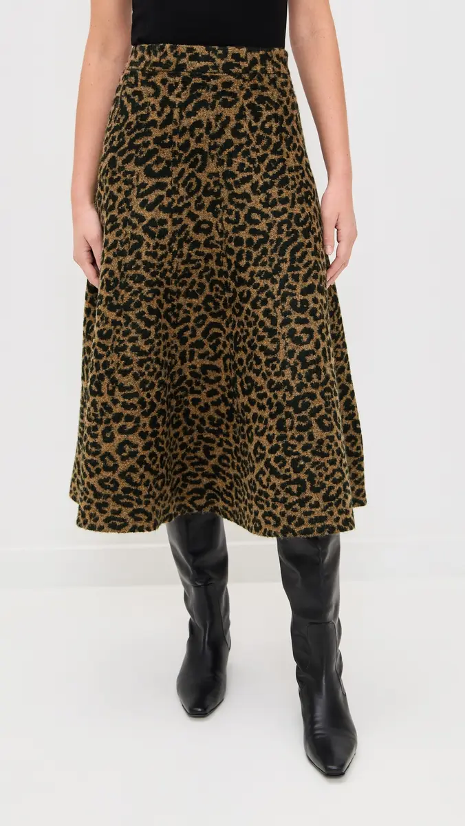LE BOP Cheetah A-Line Skirt | Thumbnail 2 LE BOP Cheetah A-Line Skirt | Thumbnail 2
