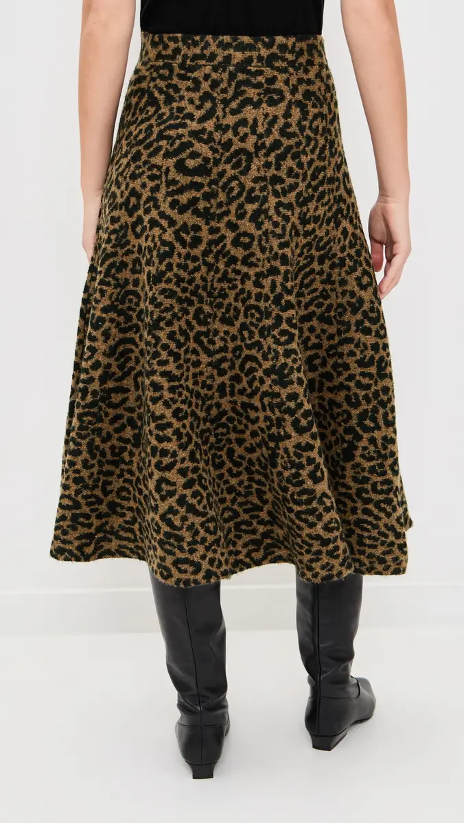 LE BOP Cheetah A-Line Skirt | Thumbnail 3 LE BOP Cheetah A-Line Skirt | Thumbnail 3