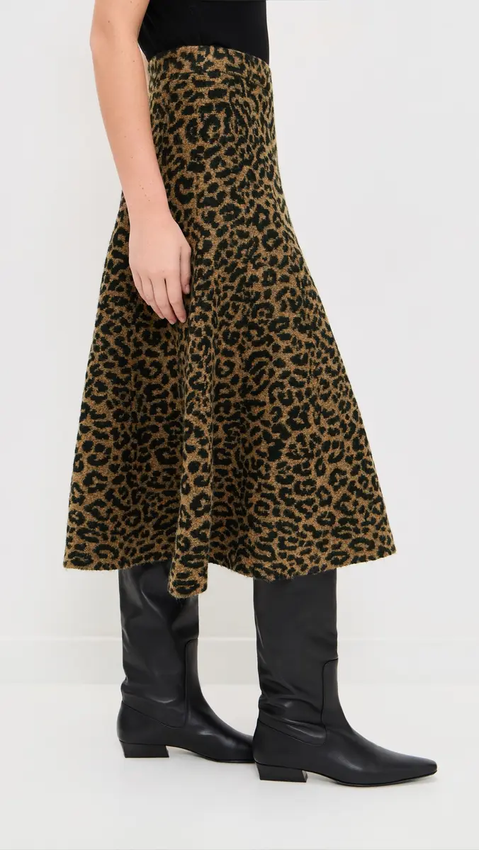 LE BOP Cheetah A-Line Skirt | Thumbnail 4 LE BOP Cheetah A-Line Skirt | Thumbnail 4