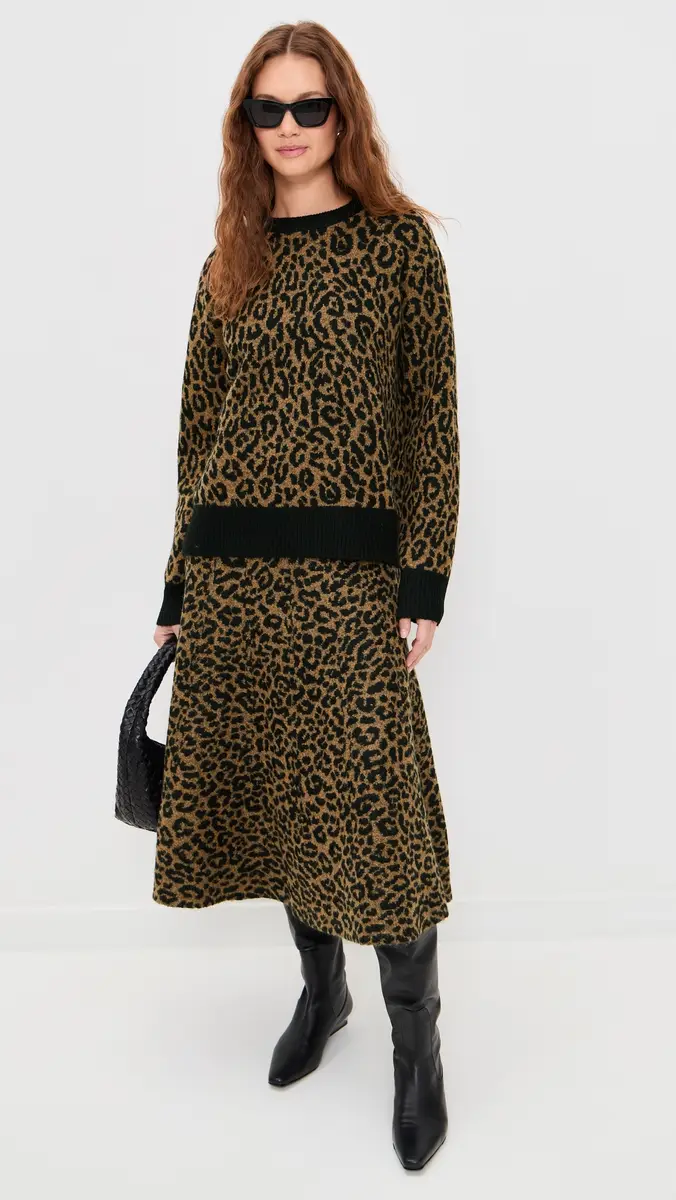 LE BOP Cheetah A-Line Skirt | Thumbnail 5 LE BOP Cheetah A-Line Skirt | Thumbnail 5