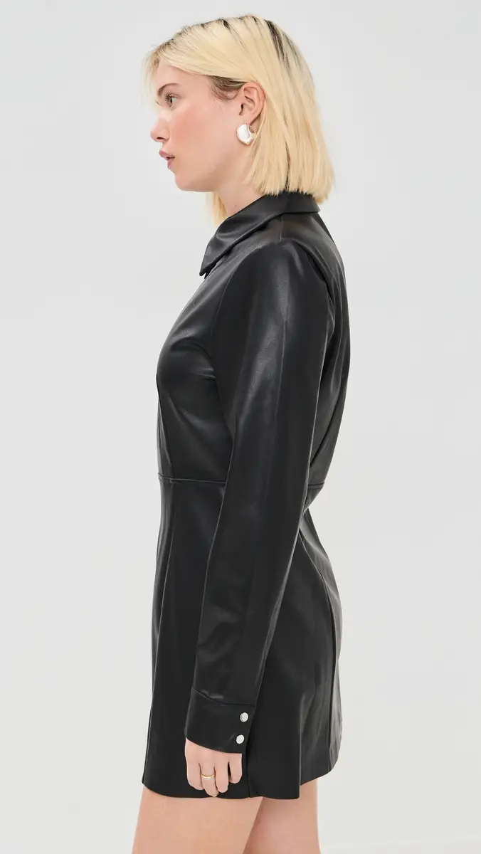 LE BOP Sloane Faux Leather Dress | Thumbnail 4 LE BOP Sloane Faux Leather Dress | Thumbnail 4