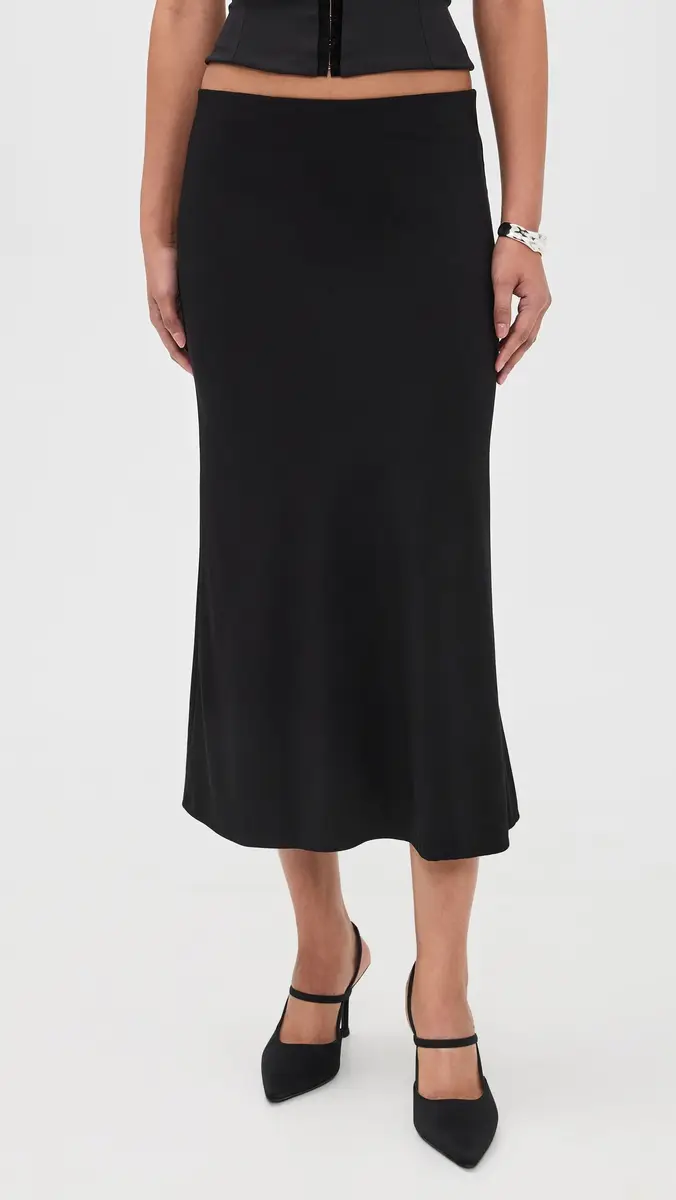 Bella Venice The Jessie Slip Skirt Black | Thumbnail 2 Bella Venice The Jessie Slip Skirt Black | Thumbnail 2