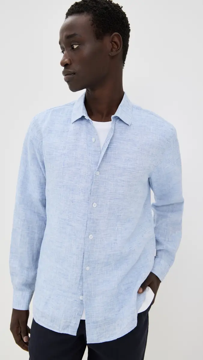 Orlebar Brown Giles Linen Button Down Shirt | Thumbnail 2 Orlebar Brown Giles Linen Button Down Shirt | Thumbnail 2