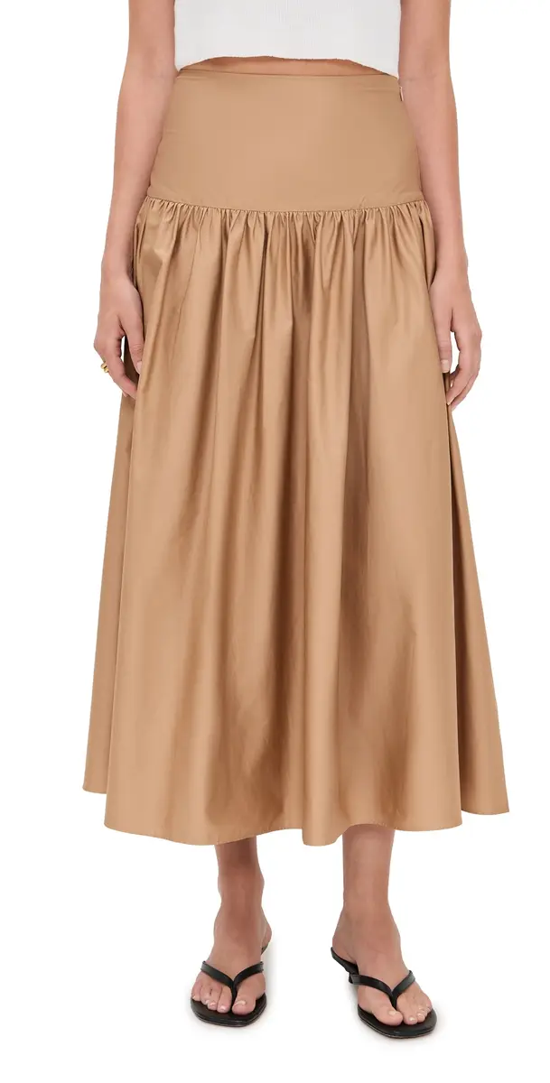 Solid & Striped The Magnolia kirt Camel | Image 1 Solid & Striped The Magnolia kirt Camel | Image 1