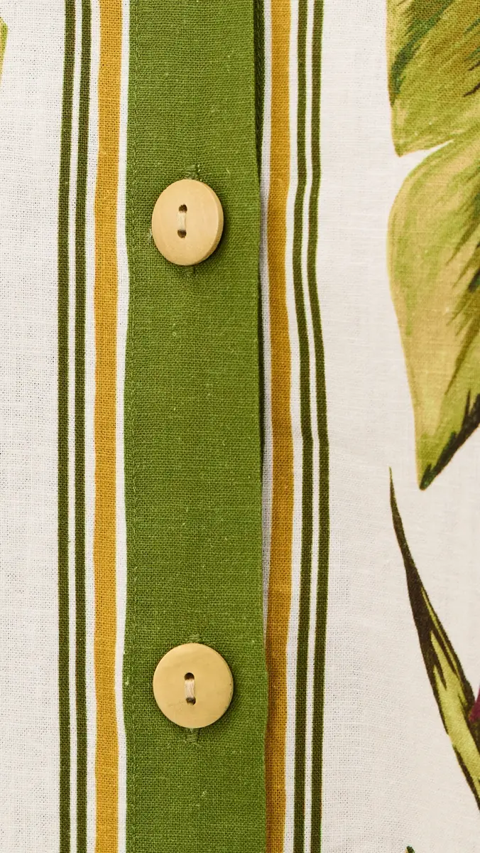 FARM Rio Tropical Linen Top Tropical Scarf Sand | Thumbnail 6