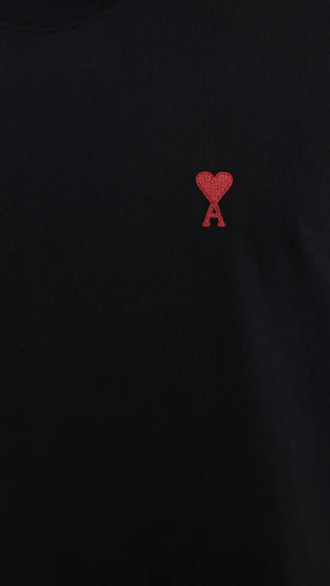 AMI ADC Classic Fit Red Logo Tee | Thumbnail 6
