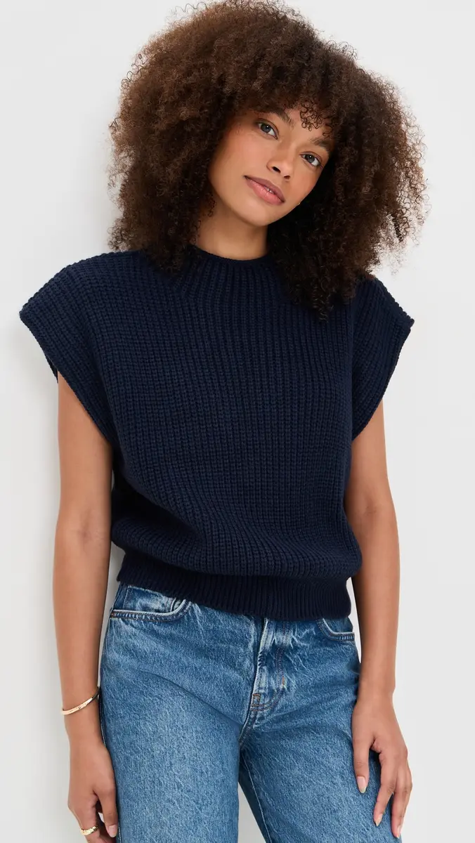 En Saison Karalie Knit Top Navy | Thumbnail 2 En Saison Karalie Knit Top Navy | Thumbnail 2