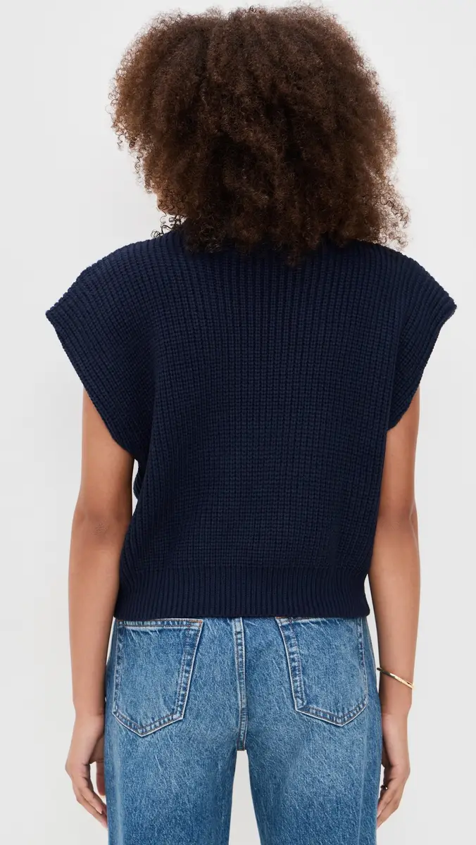 En Saison Karalie Knit Top Navy | Thumbnail 3 En Saison Karalie Knit Top Navy | Thumbnail 3
