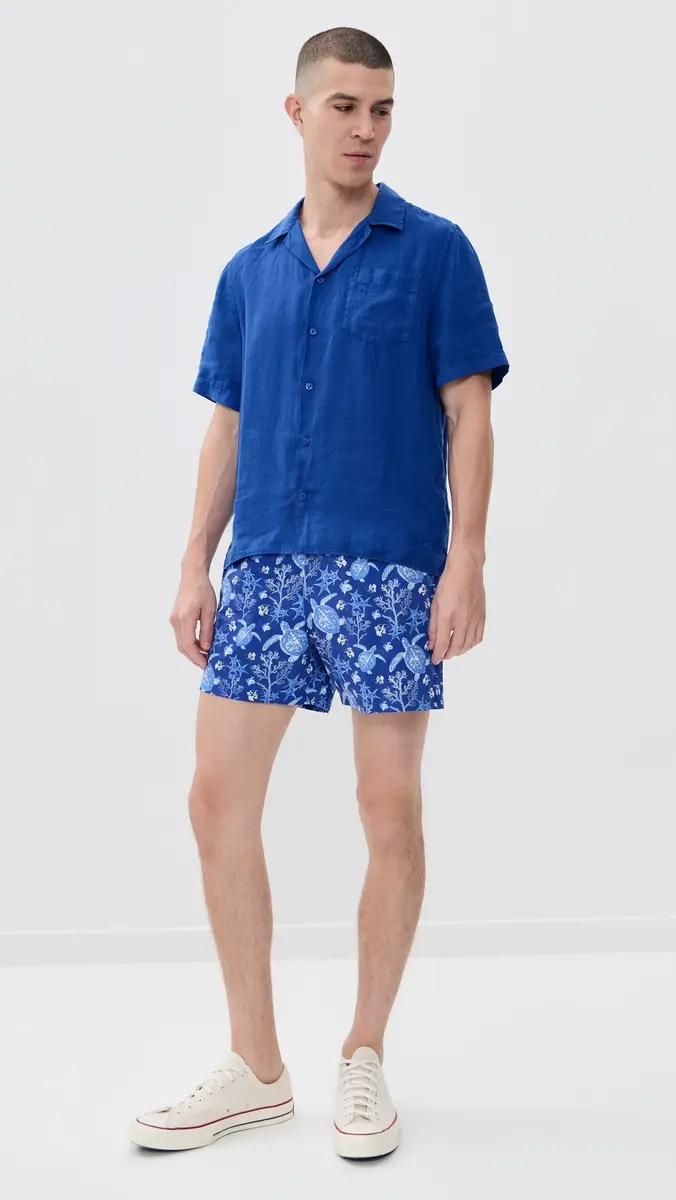 Vilebrequin Moorise Swim Trunks 5 arrakech | Thumbnail 5
