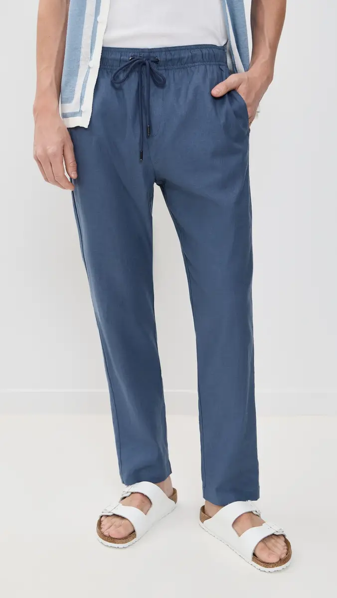 Onia Stretch Linen Pull-On Pants | Thumbnail 2 Onia Stretch Linen Pull-On Pants | Thumbnail 2