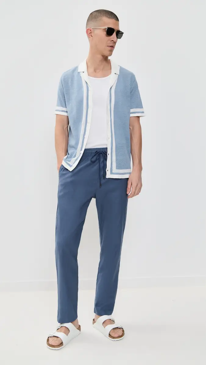 Onia Stretch Linen Pull-On Pants | Thumbnail 5 Onia Stretch Linen Pull-On Pants | Thumbnail 5
