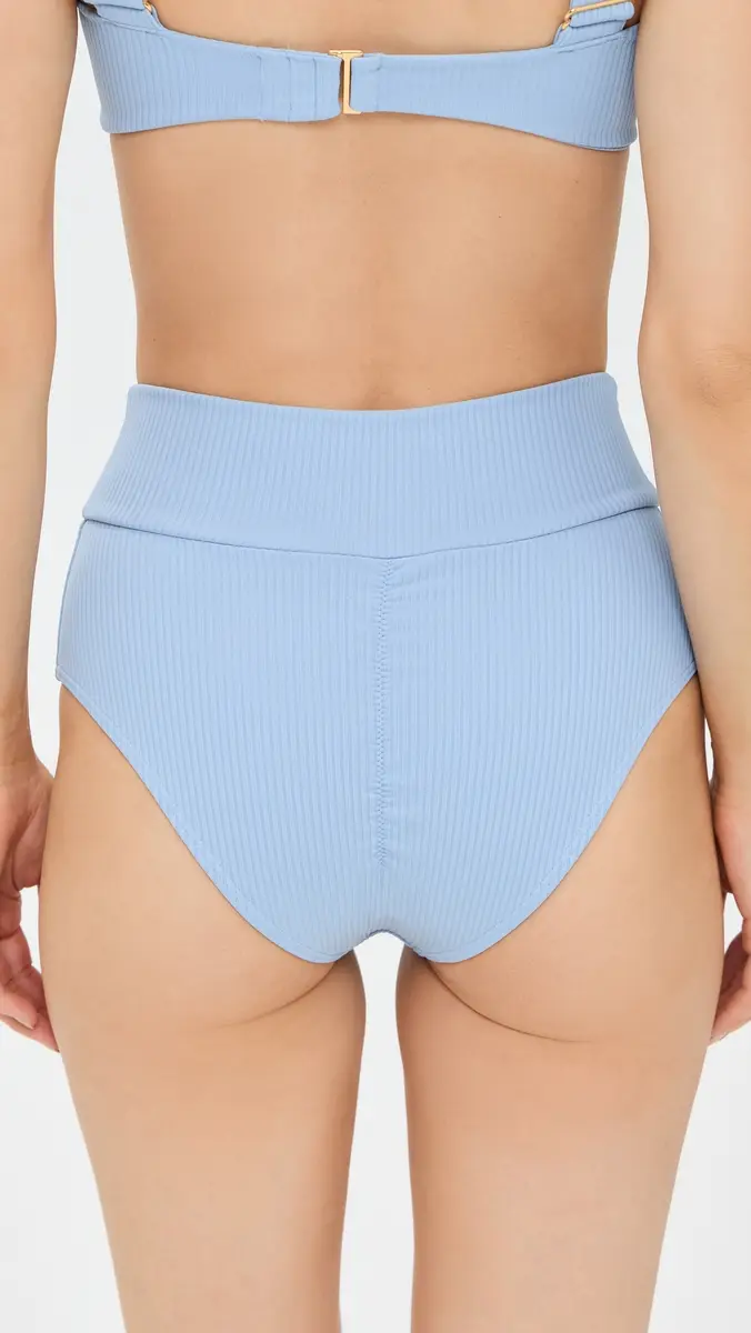 Montce AC High Rise Bikini Bottoms Peri Rib | Thumbnail 3