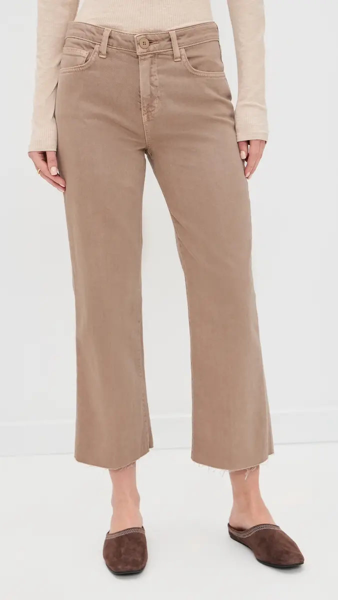 L'Agence Wanda Crop Wide Leg Jeans | Thumbnail 2