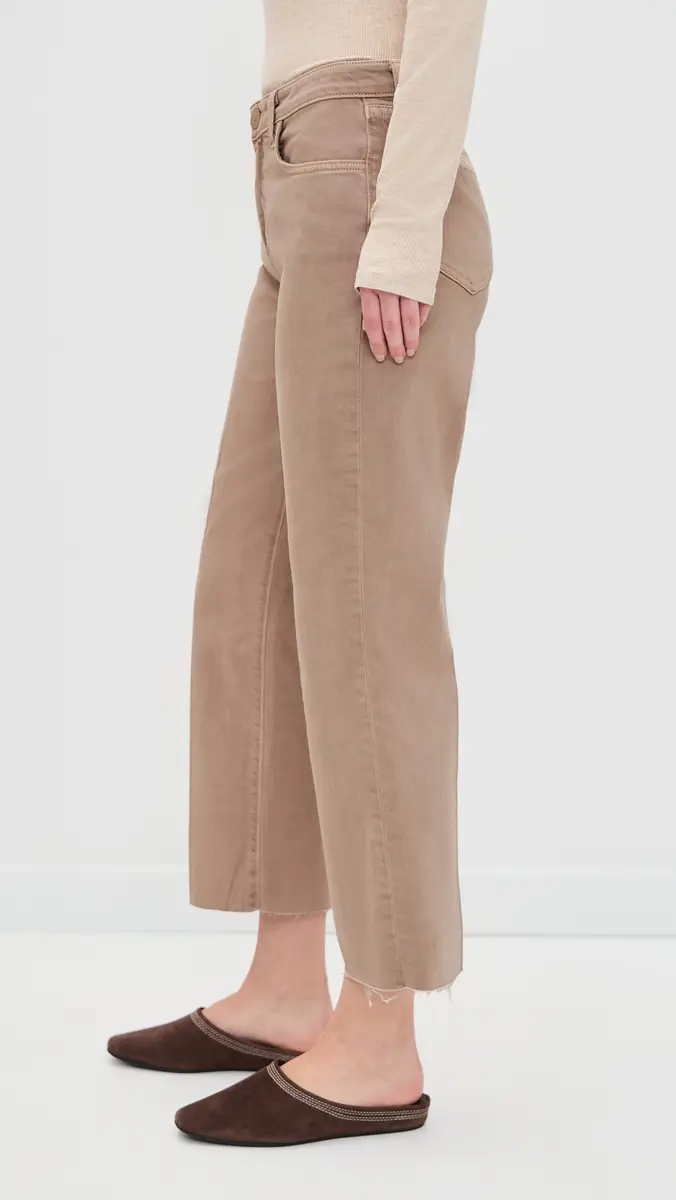L'Agence Wanda Crop Wide Leg Jeans | Thumbnail 4
