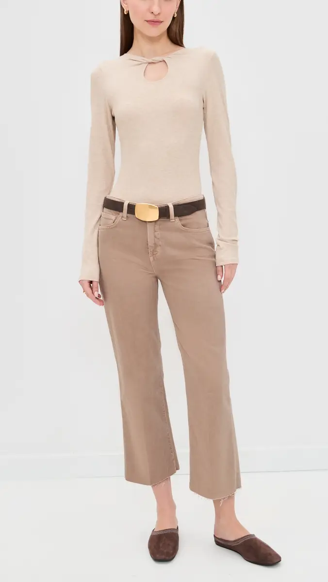 L'Agence Wanda Crop Wide Leg Jeans | Thumbnail 5