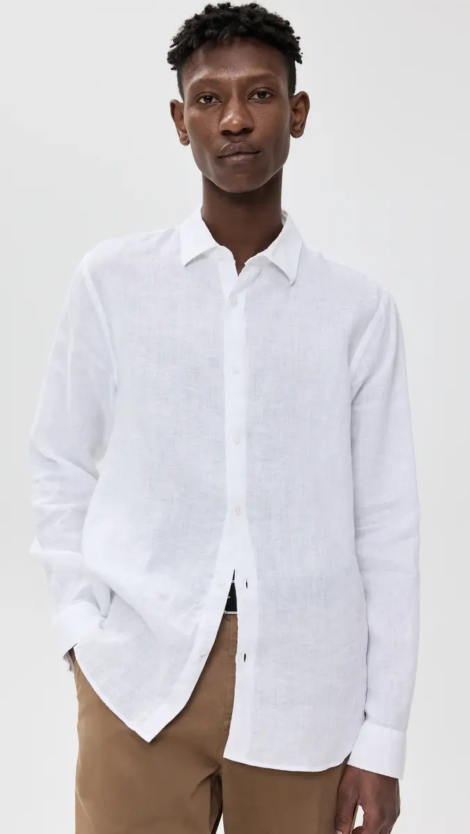 Orlebar Brown Giles Linen Button Down Shirt | Thumbnail 2 Orlebar Brown Giles Linen Button Down Shirt | Thumbnail 2