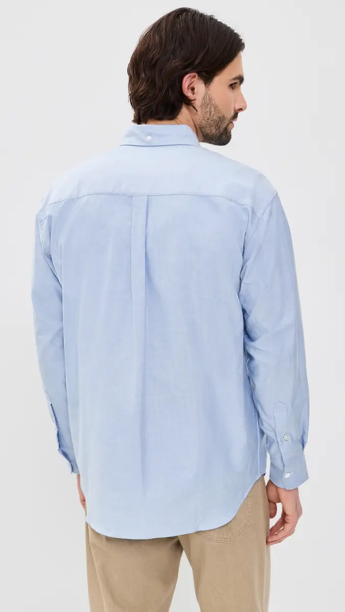 Aaron Levine Logo Oxford Shirt | Thumbnail 3 Aaron Levine Logo Oxford Shirt | Thumbnail 3