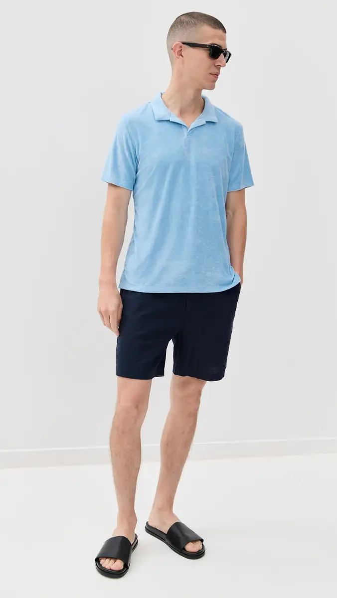 Onia Towel Terry Johnny Collar Polo | Thumbnail 5 Onia Towel Terry Johnny Collar Polo | Thumbnail 5