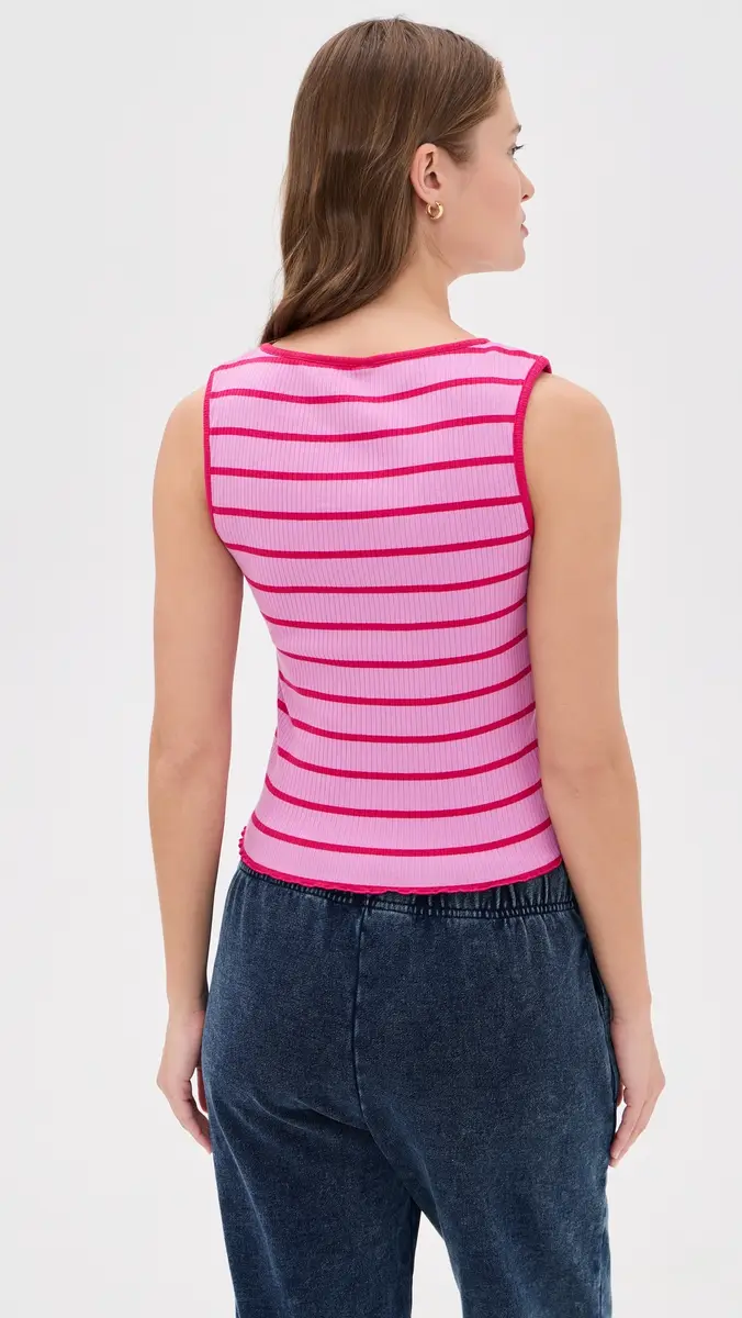 Free People Tilly Striped Tank Orchid Combo | Thumbnail 3 Free People Tilly Striped Tank Orchid Combo | Thumbnail 3