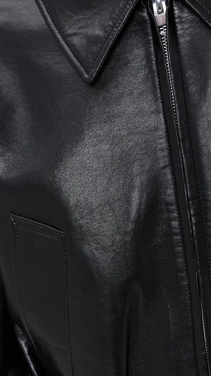AGOLDE Nahla Cropped eather Jacket Detox | Thumbnail 6 AGOLDE Nahla Cropped eather Jacket Detox | Thumbnail 6