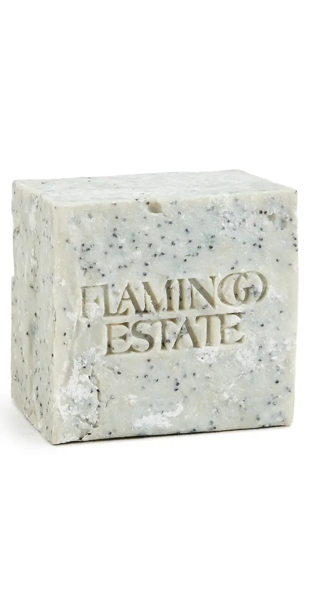 Flamingo Estate Morning Exfoliating Bar Soap Brick