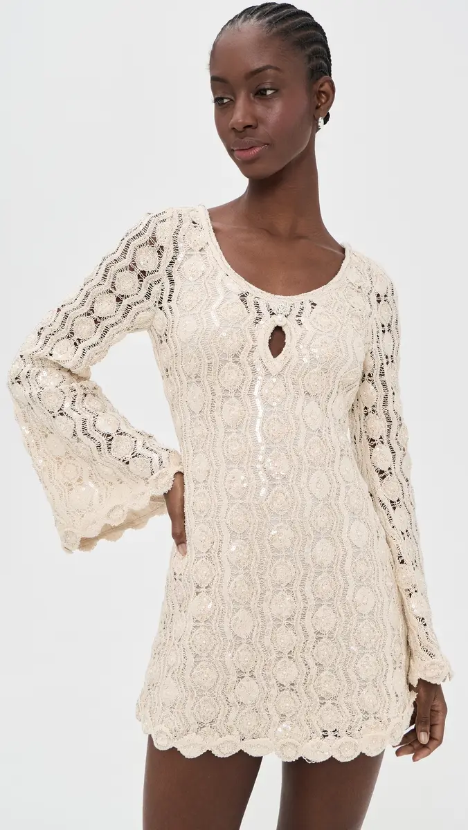 ALEXIS Micah Dress Beaded Macrame | Thumbnail 2 ALEXIS Micah Dress Beaded Macrame | Thumbnail 2